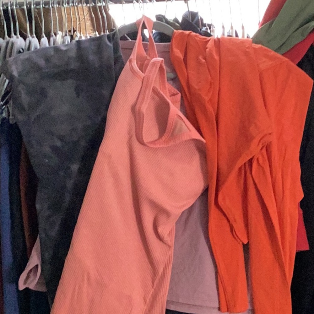 Orange and Pink Tops